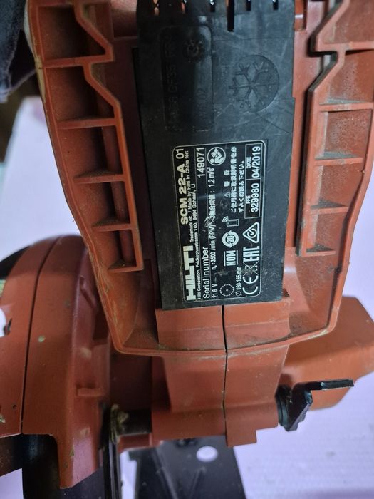 circular Hilti  SCW SI SCM