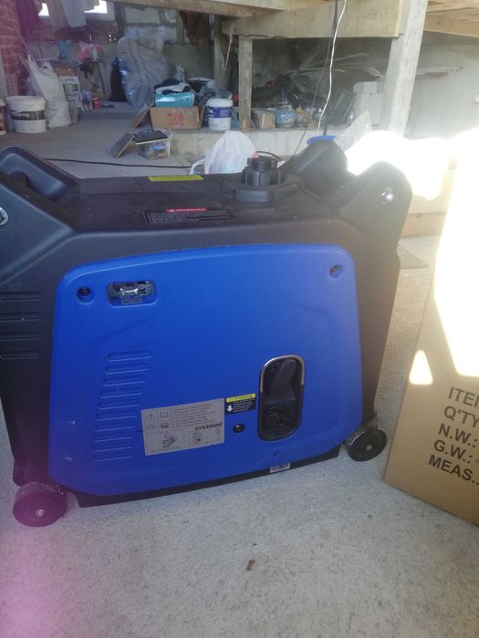 Генератор за ток. Ползван е 4 часа