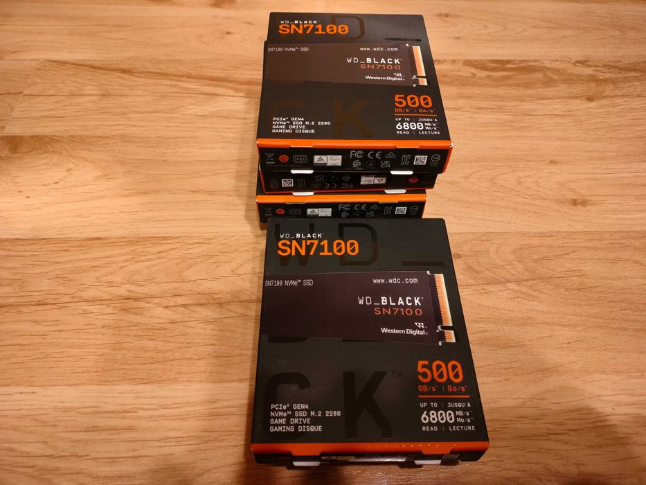 Solid-State Drive (SSD) Western Digital Black SN7100, NVMe™ M.2, 500GB