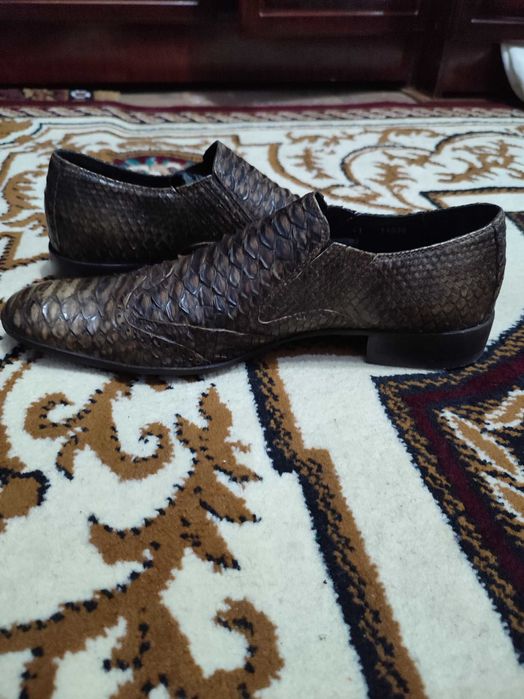 Туфли мужские кожа питона