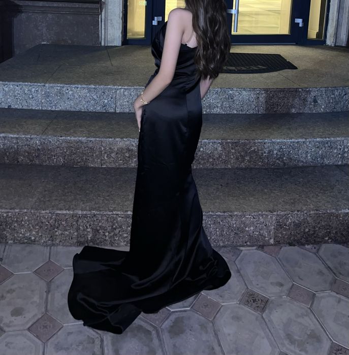 платье вечерный черный