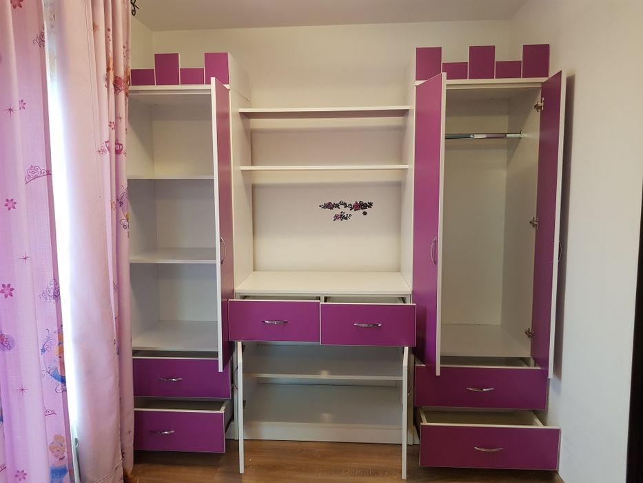 Mobila dormitor fetite model castel