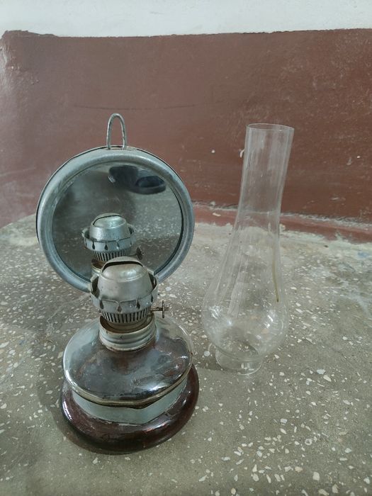 Lampa pe gaz rustica