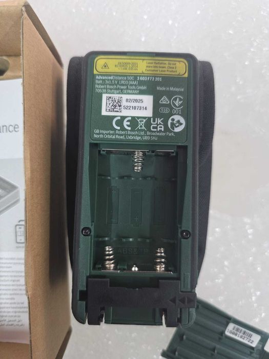 Bosch AdvancedDistance 50C - Telemetru laser, 50 m, +/-2 mm/m