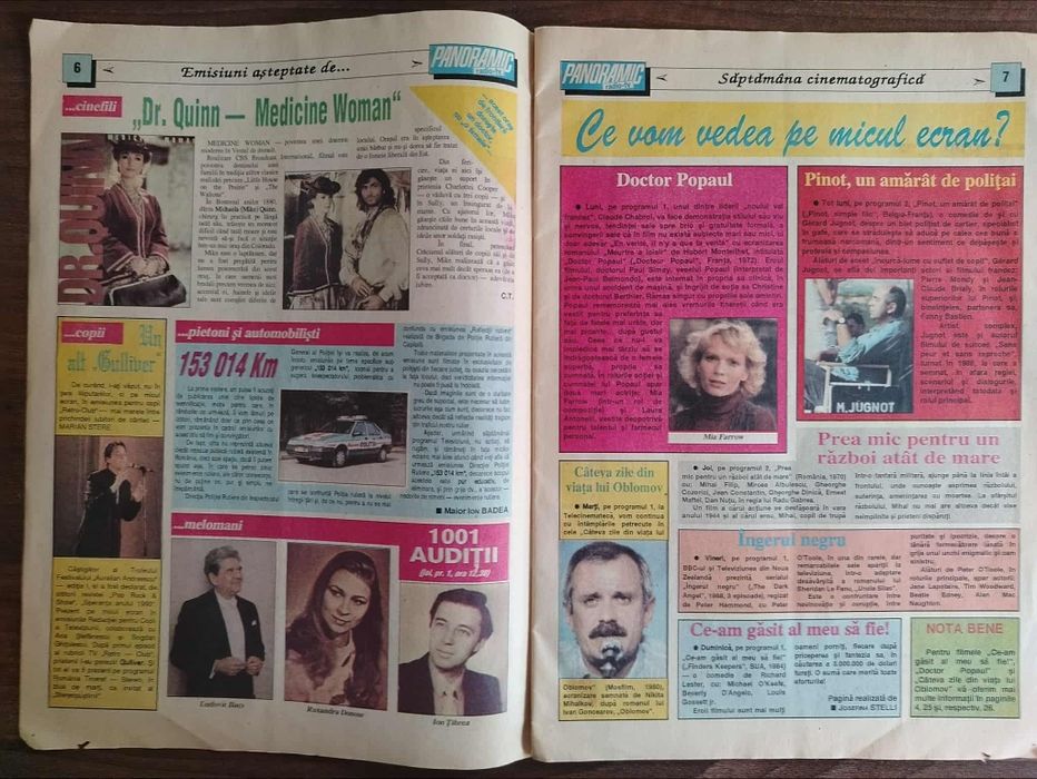 Vând revista Panoramic radio-tv mai 1994