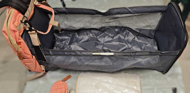 МНОГОФУНКЦИОНАЛНА РАНИЦА за принадлежности с попивалник и кошара