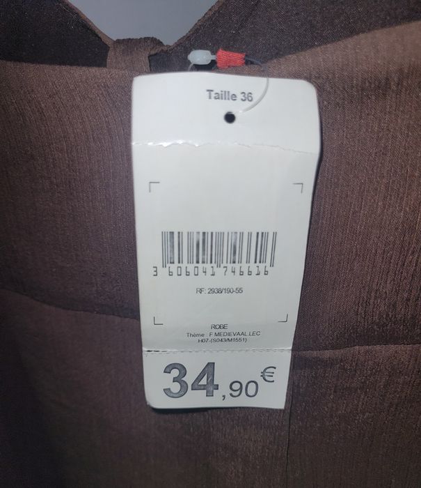 Платье TisSaia шоколадное