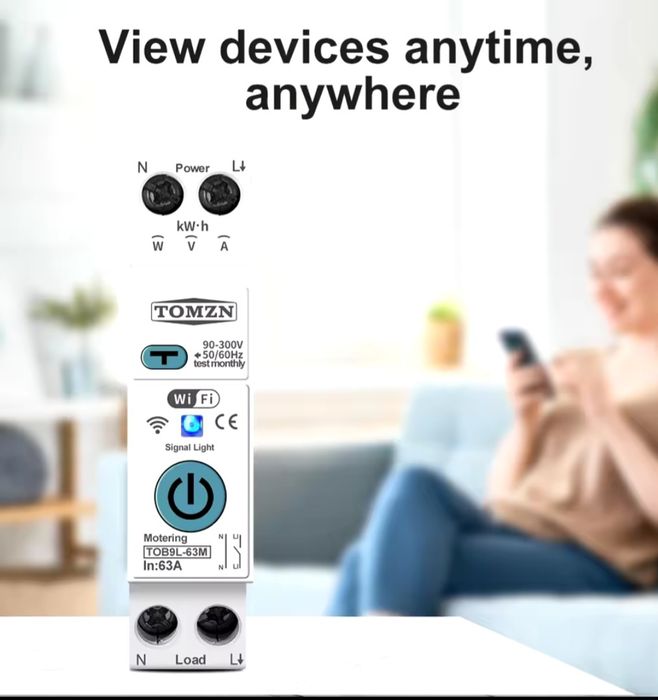 Смарт прекъсвач tomzn с много функции + ДТЗ