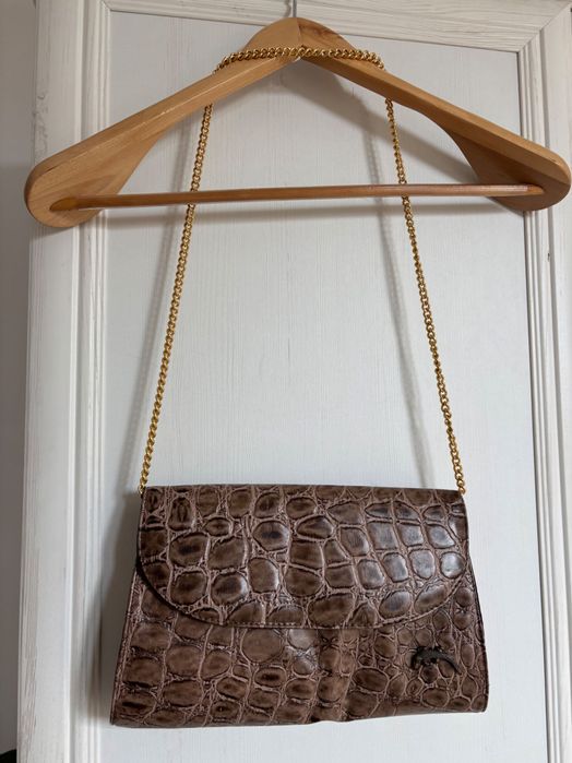 Geanta mică din piele naturală de crocodil