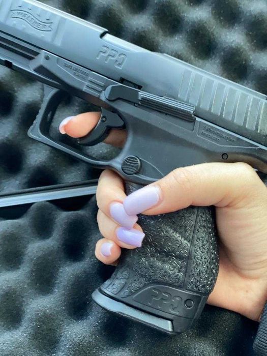 Pistol AIRSOFT Bile Cauciuc/VOPSEA/Creta Walther PPQ 26J NOU!