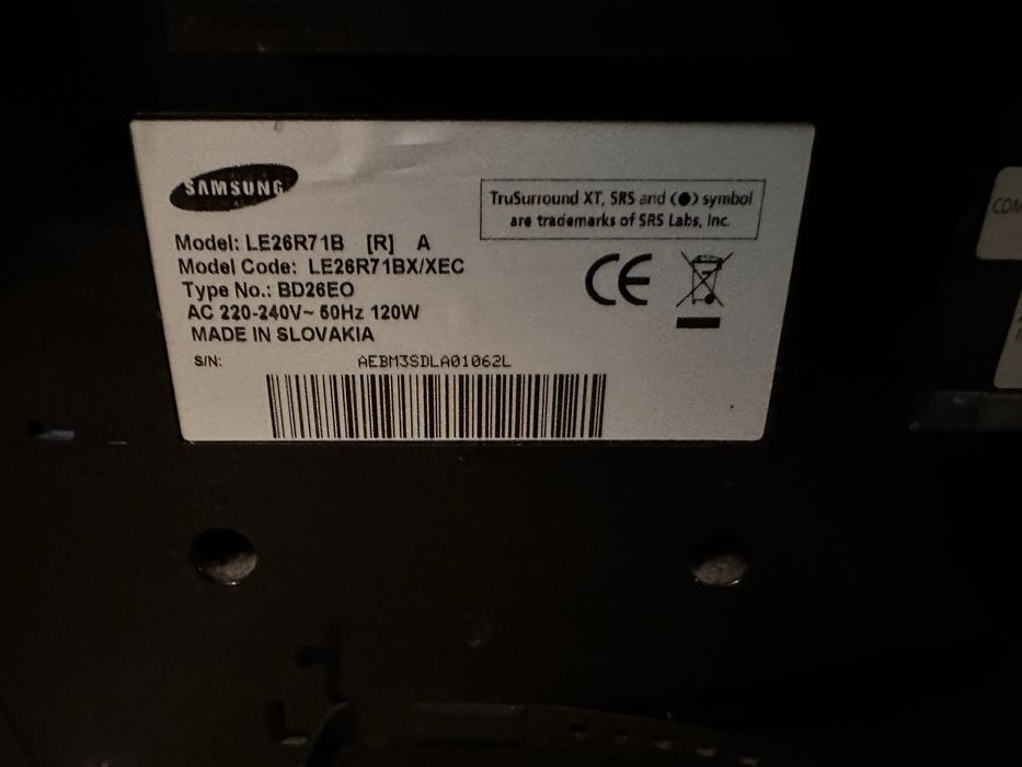 Samsung LE26R71B – TV LCD 26”