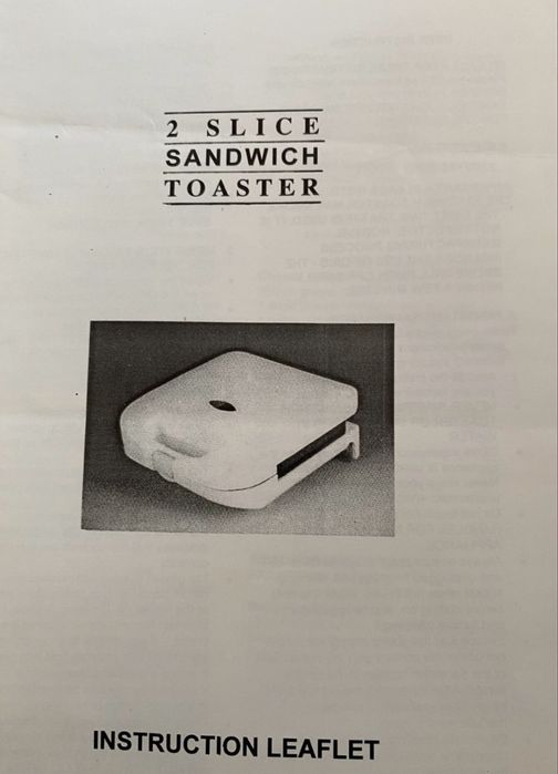 Aparat pt.toaster - sandwich