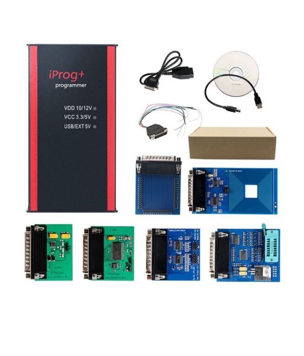 Iprog + PLUS v87 Full Adapters Auto Key ECU Programmer