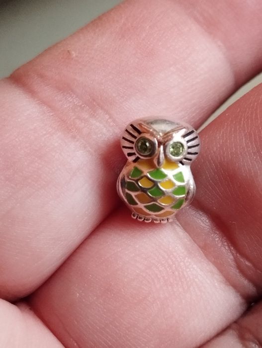 Charm din argint bufnița veselă Soufeel original