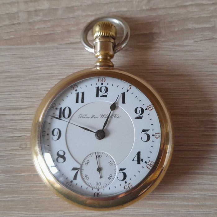 Ceas de buzunar Hamilton Watch Co. pt. caile ferate  RR Grade Clasa A