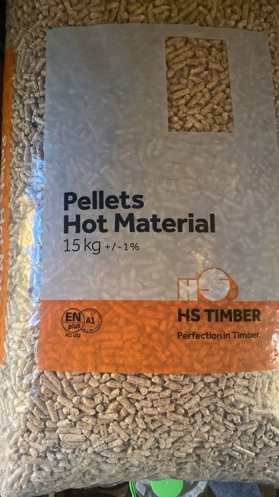 Peleti rășinoase pentru centralae termice.