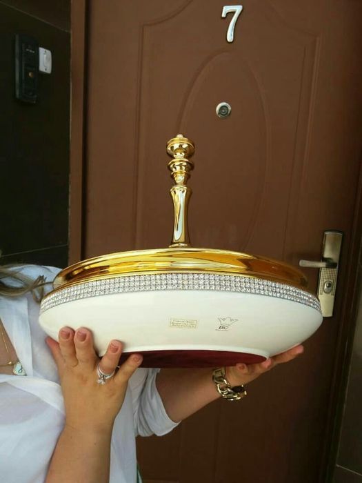 1- и 2-х ярусная Фарфоровая этажерка (Италия)