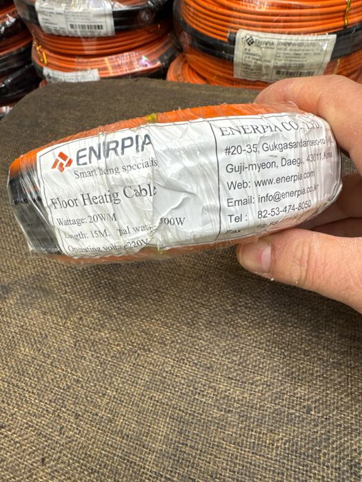 Кабельный электриеский тёплый пол.