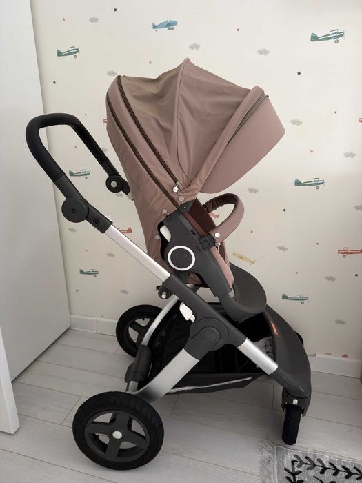 Коляска Stokke Trailz 2 в 1: люлька + прогулка, после химчистки