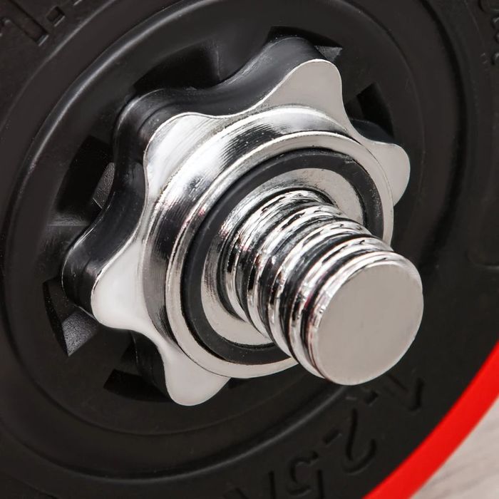 Комплект 2 в 1  дъмбели и щанга Homcom , 30 кг. 19 части