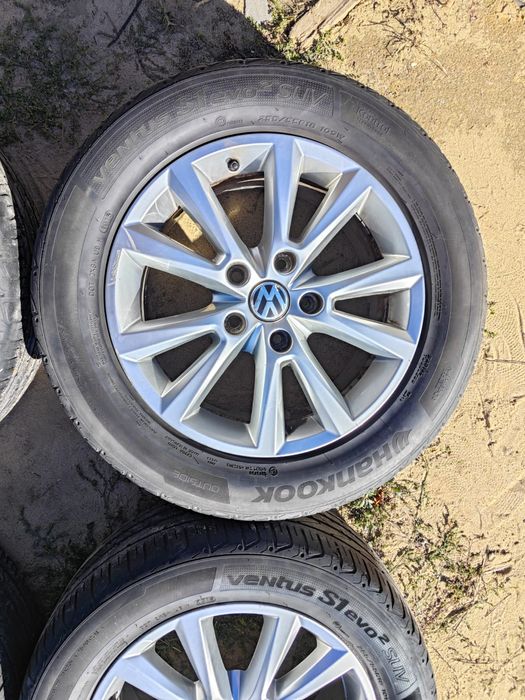 4x Jante din Aluminiu Originale de Volkswagen Touareg pe 18"