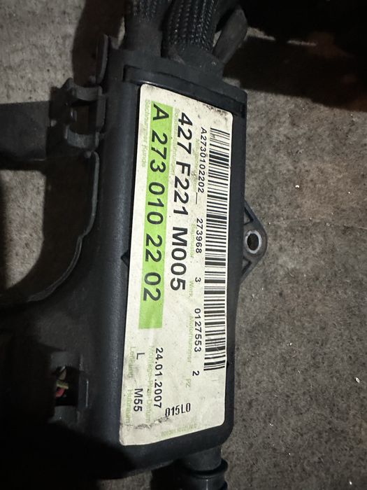 Инсталация двигател Mercedes S500 W221 A273