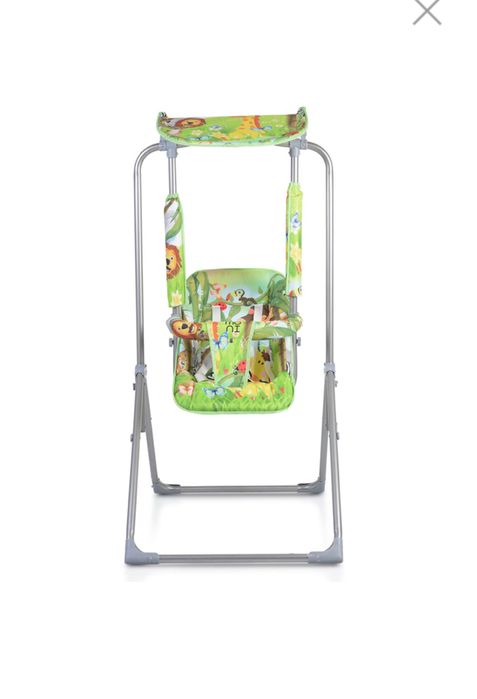 МОНИ Градинска люлка със сенник FUNNY ЗЕЛЕНА