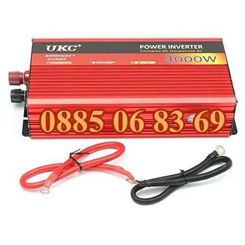 Инвертори 500W, 1000W, 2000W, 4000W  12V/24V 220V, преобразовател