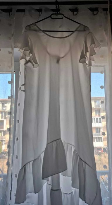 Rochie alba asimetrica - New Collection