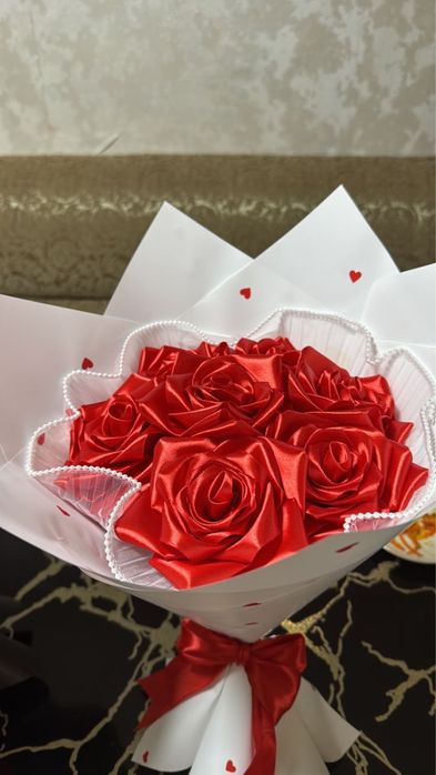 Атласные букеты Город алматв