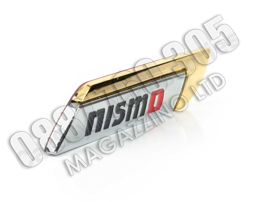 2бр. Емблеми за Нисан Нисмо Лява и Дясна Метални Nissan Nismo