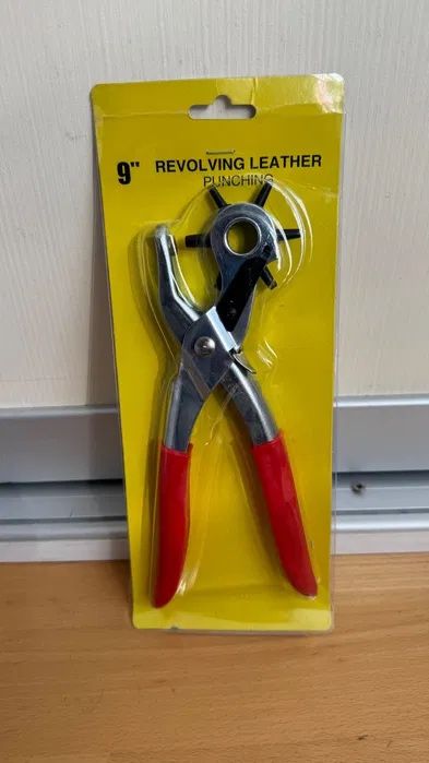 Perforator curea piele 6 pozitii cleste metalic dispozitiv găurit