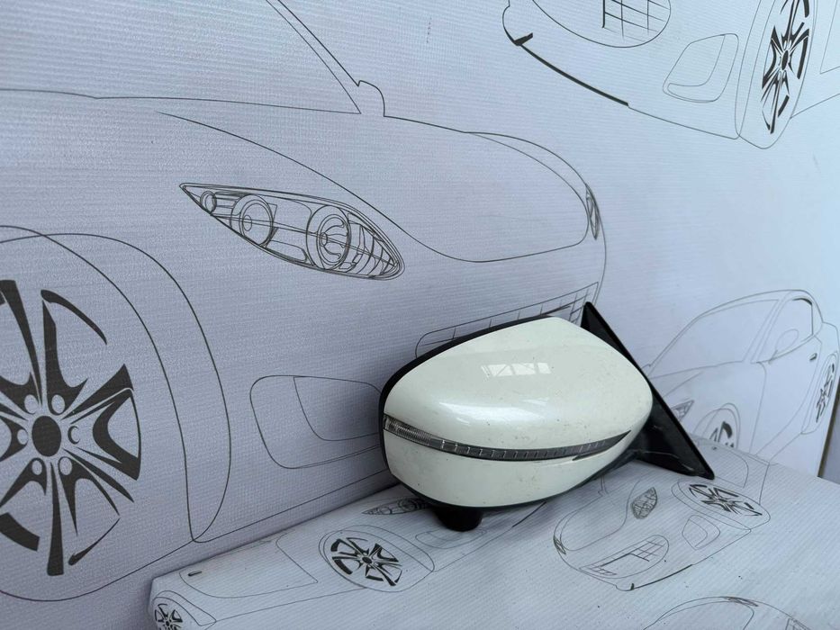 Oglindă Dreaptă 13 PINI Nissan X-Trail T32 2015 / 2014-2017 / Cod OEM 963014CA6A (5C2)