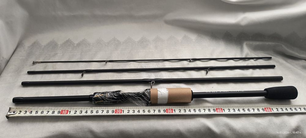 Ултралайт топ преносима карбонова въдица 180 см.