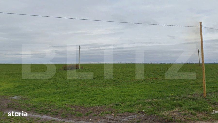 Teren extravilan 16000 mp, deschidere dubla 41 m, zona Leamna de Sus