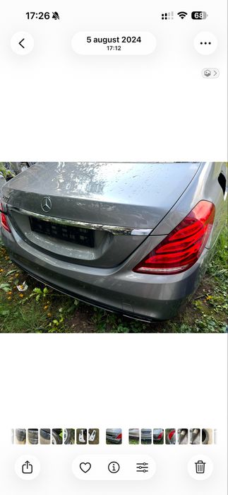 Spate Mercedes S Classe 2014   2018