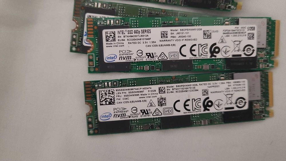 Solid-State Drive (SSD) Intel 660p Series, 512 gb , M.2 , PCIe 3.0