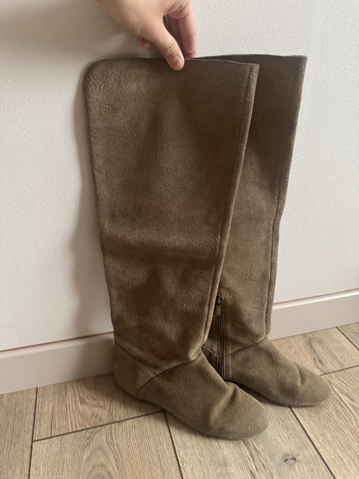 Сапоги бежевые весенне осенние