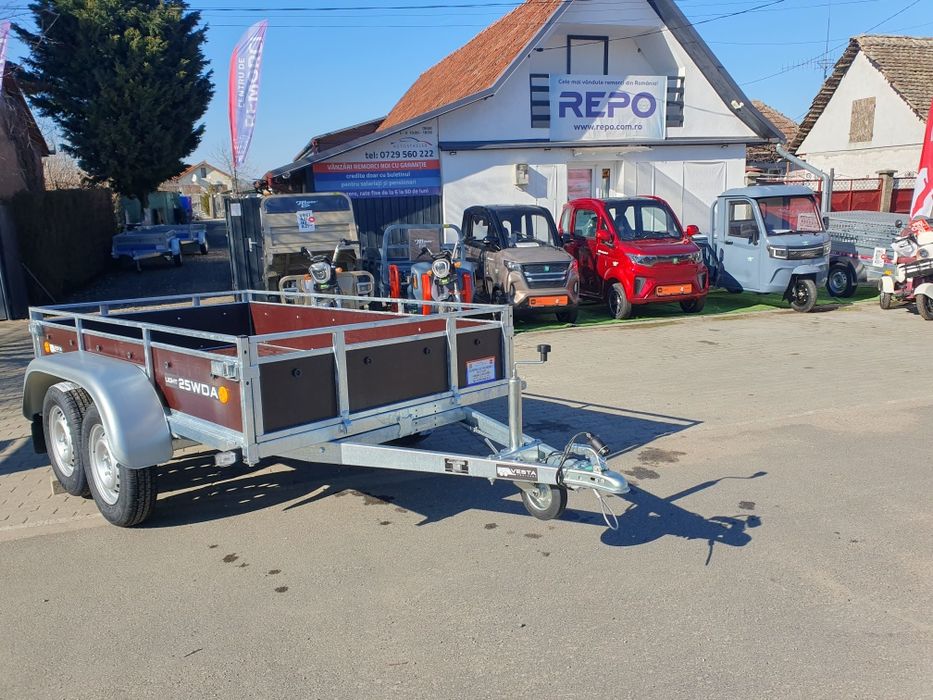 Remorca Vesta 25 WDA 750 kg 2.5 m x 1.35 m
