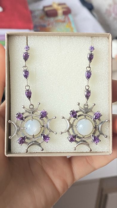 Серебряные серьги от Ларисы Ренар