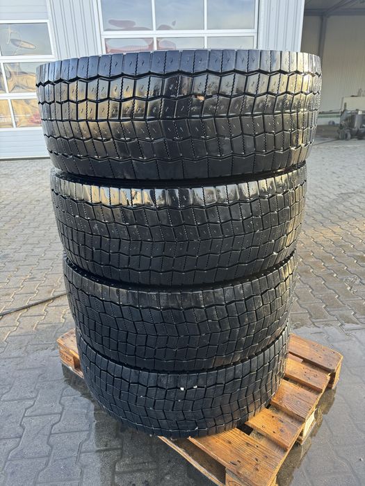 Set 4 anvelope cu jante Hankook 315/60/22.5 dot 2021