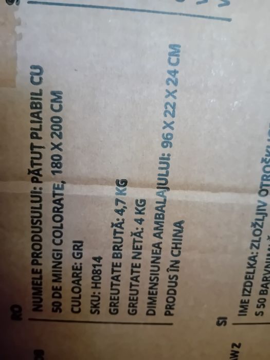 Țarc pliabil cu 50 mingi colorate