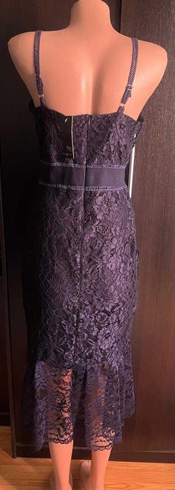 Rochie dantela bleumarin TRNC Londra, noua, cu eticheta