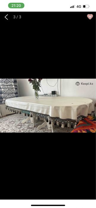 Гостинный стол овальная