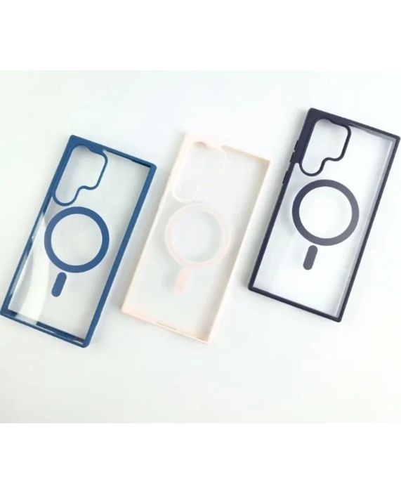 Samsung S22 S23 S25 PLUS S24 ULTRA - Husa Hybrid Magsafe Spate Clar