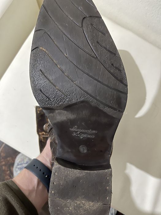 Ghete piele nr40 barbati neg