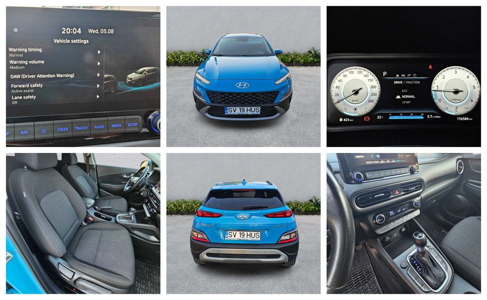 Hyundai Kona / Automat / 2021 / 1.6 Diesel / Mild Hybrid / 136 CP /
