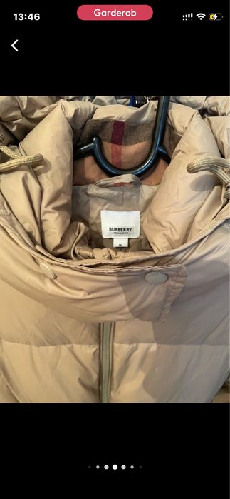 Пуховик Burberry