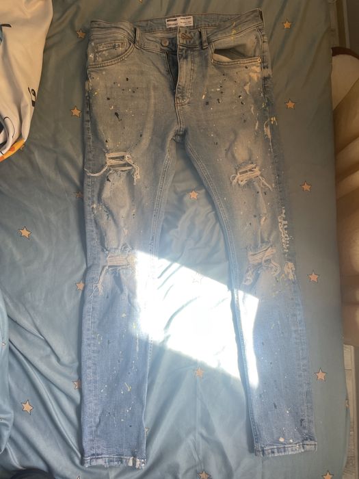 Vand blugi skinny bershka si pull&bear marimi 42 si 40