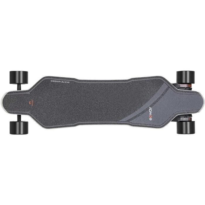 Skateboard Electric Exway Flex 2 Pro Hub 2520W, 50 km/h, 45 km autonomie, RGB, telecomandă, negru